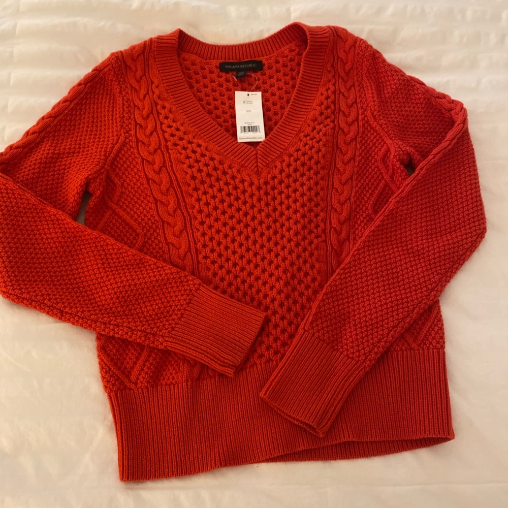 Banana republic sweater in red xs